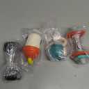 iPlay, iLearn Baby First Gym Rattle Set, Infant Dumbbell Weights Teething Rattles 3-6-12 Month, Newborn Workout Sensory Stroller Toy, Babies Birthday Shower Gift 5 7 8 9 10 Month Toddler Boy Girl-4PCS