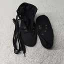 MSMAX Jazz Dance Shoes for Girls Lace-up Dancing Ballet Boots Sneakers for Boys (1.5 Little Kid, Black)