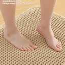 Smiry Waffle Bath Mat 24x17, Extra Soft Absorbent Bathroom Rugs, Non Slip Machine Washable Quick Dry Bath Rugs for Bathroom Floor, Tub, Shower, Home Decor Accessories, Brown