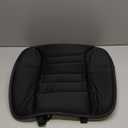 MYFAMIREA Car Seat Cushion Pad 1.2" Thick Comfort Seat Protector for Car Driver Seat Office Chair Home Use Memory Foam Seat Cushion with Non Slip Bottom, 20'' x 18.5'', Black