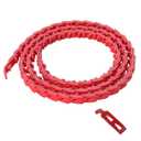 5FT Power Twist V Belt 1/2-Inch x 5 Feet A Type, Adjustable Link Drive V-Belt Perfect for Wood Lathes, Table Saws, Bandsaws, Benchtop Drill Press and Agricultural Machinery Repairs (Red)