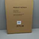 upsimples 18x24 Picture Frame, Display Pictures 16x20 with Mat or 18 x 24 Without, Wall Hanging Poster Frames, White, 1 Pack