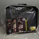 JOJOBAY Chevy Silverado Seat Covers,Leather Seat Covers for GMC Sierra,Custom Fit 2007-2024 1500 2500HD 3500HD Crew Double Extended Regular Cab,LT LZT RST(Full Set,Black Grey)