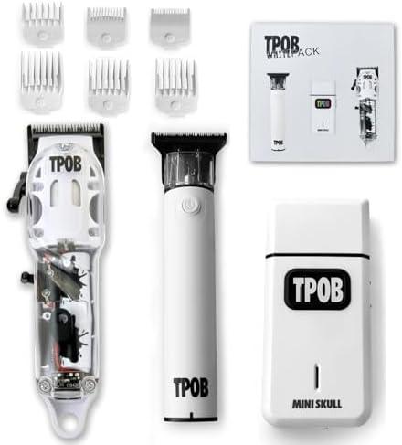 TPOB Slime 2 Professional Hair Clippers Collection (White Pack)