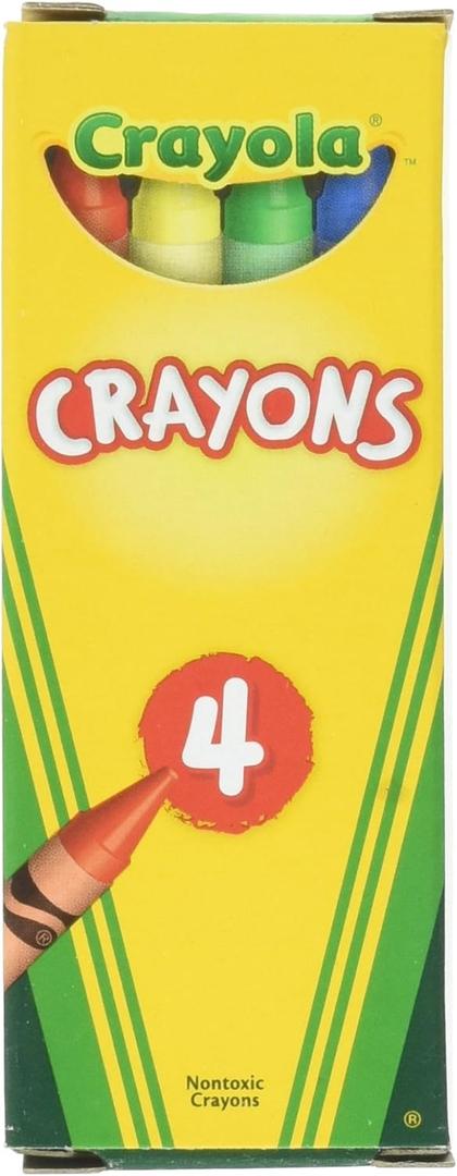 Crayola 4-ct. Crayon Party Favor Pack, 24 Boxes (1 Count (Pack of 96))