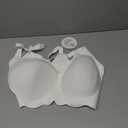COCOMARTS Jelly Bras for Women No Underwire Scalloped Push Up Wireless Bralettes Seamless Soft Comfort Everyday Tshirt Bra (White, XXL)