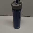 Contigo Cortland Chill 2.0 Blueberry Stainless Steel Water Bottle Vacuum-Insulated Spill-Proof Lid 24oz Ideal for Hot or Cold Drinks Interchangeable Lid Perfect for Kids & Adults