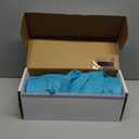 Smiry 54 Inch x 100 Feet Disposable Table Cover Roll, Aqua Plastic Table Cloth in Cut-to-Size Box with Slide Cutter, Waterproof Rectangle Tablecloths for Weddings, Banquets, Outdoor, Aqua 