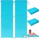 2 Pcs Outdoor Chaise Lounge Cushion Covers (Not Includes Cushion) 80 x 26 x 4 Inch Waterproof Replacement Patio Pool Lounge Chaise Chair Slipcover with Zipper Ties for Furniture(Lake Blue)