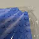 Classic Baseplates, Peel and Stick Base Plates for Building Bricks, Compatible with Major Brands, Self-Adhersive Base for Bricks 10" x 10", 6 Pack Blue