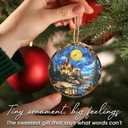 GEEMBI Christmas Fantasy Gifts for Women Men - Suncatcher Christmas Ornaments 2025 - Wizarding Night Fantasy Decor, Book Lovers Gifts for Readers Women Friends, Night Sky Ornaments for Tree