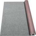 Marine Carpet,5 FT x 10 FT Smoke Gray Indoor Outdoor Carpet 0.2" Thick Boat Carpet with Water-Proof TPE Backing, Non-Slide Outdoor Marine Carpet Roll for Home, Patio, Porch, Deck