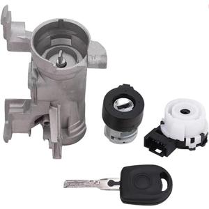 Ignition Lock Cylinder Switch with Keys Compatible with 2011-2016 VW Jetta 2.0L/2.5L, Golf 1.4L/1.8L/2.0L/2.5L, EOS, GTI Replaces 1K0905851B, 1K0905841, 1K0905865