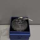 BSQUIELE Engagement Gifts for Couples 2024 - The Best is Yet to Come Glass Ornament - Gifts for Newly Engaged Couple, Fiance, Bride - First Christmas Engaged Gift for Bride, Groom, Him, Her, Women (1-fba)