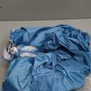 Pop Up Canopy Replacement Top with Air Vent and 1" Reserved Velcro Strip (10x10, Blue)