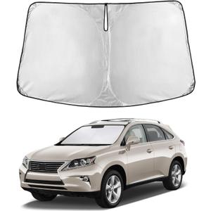 EcoNour Windshield Sunshade Compatible for Lexus RX 300 350/350h 450/450h 2010-2013 2014 2015, Sun Visor for Front Windshield & Window Sun Shade Cover, UV Heat Blocker & Protector, Car Accessories