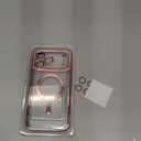 Glitter for iPhone 17 Pro Max Case with Eye-catching Integrated Lens Protection, [Sparkly Bling Back Panel] [Seamless Work with Magsafe] Cute Women Girly Magnetic Case for iPhone 17 Pro Max 6.9" Pink