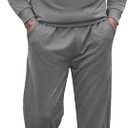 COOFANDY Men's Tracksuits 2 Piece Long Sleeve Pullover Sweatsuit Set Athletic Jogging Suit With Pockets (Grey, XX-L)