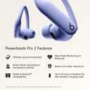 Beats Powerbeats Pro 2 - Wireless Noise Cancelling Workout Earbuds with Secure- Fit Earhooks, Up to 45-Hour Battery with Charging Case, Sweat & Water Resistant, Heart Rate Monitoring - Hyper Purple