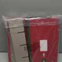 ZOBER Underbed Christmas Ornament Storage Box - Stores 64 3" Ornaments, With Dividers - Tear Proof 600D Oxford Fabric, Ornament Organizer Storage Box, Durable Christmas Containers Holder - Red