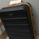 Luggage Sets 3 Piece,Suitcases with Wheels,Carry On Luggage Set,ABS Hard Case Luggage with TSA Lock Spinner Wheels(3 Piece Sets,Black(20"/DB/TB))