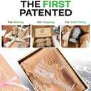 IDL Packaging HexcelWrap Cushioning Kraft Paper 15.25" x 300' in Self-Dispensed Box  Brown Eco-Friendly Honeycomb Alternative to Bubble Wrap  Innovative Packing Paper Roll for Shipping and Moving