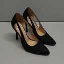 mysoft Women's Stiletto Heels Pumps Closed Toe 4IN Cut Out High Heels Pointed Toe Dress Shoes (6)