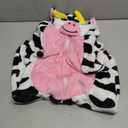 Gorkonpy Cow Costume Kids Girls Animal Onesie Pajamas Halloween Party Dress Up (4-5T), Size S
