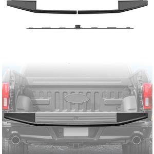 Tailgate Top Molding Trim for Ford F150 2015-2020 Accessories, Combined Flexible Flex Step Cap Top Protector Cover, Replace #FL3Z9941018AB #FL3Z1540602AA