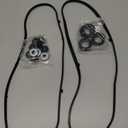 X AUTOHAUX VS50607R Valve Cover Gasket for Honda Odyssey 2005-2009 for Honda Accord 2006-2007 Rubber Black 2 Set