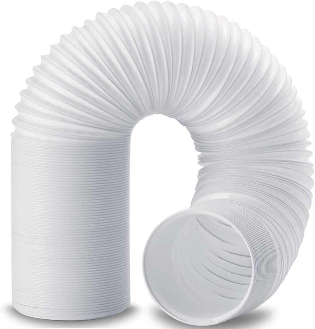 80" Length 5.9 Inch Diameter Portable Air Conditioner Hose, AC Exhaust Hose Anti-Clockwise Thread Air Conditioner Parts Compatible with Haier, Delonghi and More (Anti-Clockwise 5.9 inch)