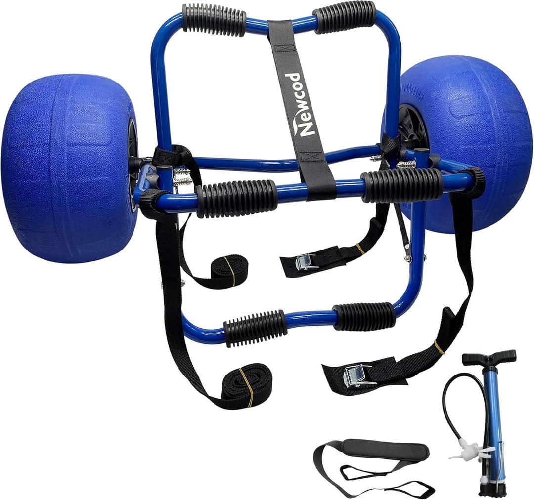 Newcod Kayak Cart, Kayak Dolly Cart for Carrying Kayak Canoe SUP Paddle Board