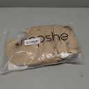 SHAPSHE Backless Shapewear Strapless Deep U Plunge Bodysuit for Women Built In Bra Tummy Control Low Back Body Shaper (X-Large, Tan)