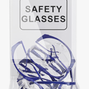 Acrylic Safety Glasses Case, Transparent Holder Wall Mounted Design for Storing Visitor Disposable Goggles