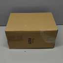 D2scrma 37oz Airtight Glass Square Storage Canisters with Bamboo Lid Set of 6 (1100ml) Stackable Containers, Kitchen Jars for Pantry Noodles, Flour and Coffee beans (with Black Lable)