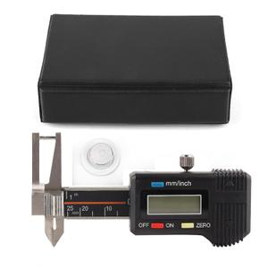 Electronic Digital Caliper, 1.5V Stainless Steel Micro Electronic Digital Display Triple Use Ruler Thickness Measuring Caliper 0~25mm Measuring Range, 0.03mm Accuracy