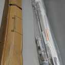 150 inch Retractable Baby Gates 42 inch Tall, Retractable Gate with Reinforced Strip Design to Prevent Crawling Through, 12 FT Extra Wide Retractable Dog Gate for Indoor/Outdoor (White)