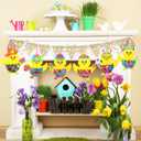 Winlyn 24 Sets Easter Decorations DIY 3D Chick Hatching from Egg Ornaments Easter Craft Kits Foam Easter Stickers Pom-poms Googly Eyes for Kids Party Favors Spring Classroom Activity Art Project