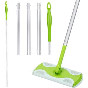 Mop Handle Compatible with Swiffer, Detachable Green Extra Long Mop Handle for Swiffer