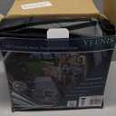 Car Dogs All Covered Back Seat Cover with Mesh Window, Bench and Hammock Combination Detachable Pet Seat Cover Suitable for Most Vehicles (Grey, Standard) (Gray)