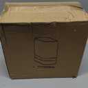 Sooyee Bathroom Trash Can with Lid, 2.4 Gallon Slim Trash Bin, Small Plastic Waste Basket, 10 L Narrow for Bedroom, Kitchen, Office, White