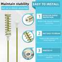 [New Upgraded] WA50R5200AW/US WA40A3005AW/A4 Suspension Rods Fit for Samsung Washer, Replace DC97-16350U DC97-16350C DC97-16350S DC97-05280W by AMI PARTS