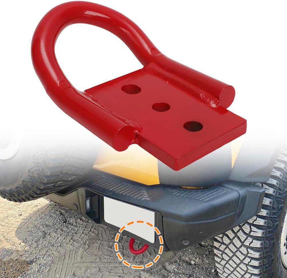 Red Rear Tow Hook for Ford Bronco 2021 2022 2023 2024 OEM MB3C-5B137-BB Single