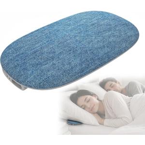 Under Pillow Bone Conduction Speakers, FFNIXOO Sleep Sound Machine with Built-in White Noise, Pillow Speakers for Sleeping Wireless Streaming, Private Side Sleeper Speaker (Blue)