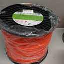 Viabrico .095" Weed Eater String, Square Orange Heavy Duty String Trimmer Line, Weed Wacker String Universal Commercial Grade, Premium Nylon Weedeater Line 0.095" x 10LB, 2591Foot