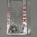 2 Packs License Plate Frames for Mets, Silver License Plate Covers, Universal Aluminum Tag Frame Holder for Front and Rear Car Tags (BlackLE)