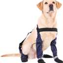 yucca Rubber Dog Boots for Paws, Easy-On Pet Suspender Boot Leggings, Anti Slip Dog Socks, Reusable Waterproof Dogs Booties, Protect Paws from Rain, Snow, Slush, and Snow Melt