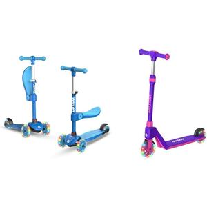 Gotrax KS1 Kids Kick Scooter, 3 Wheels for Boys & Girls 2-8, Gifts
LED Light-Up Wheels, 3 Adjustable Handlebar, Easy Assembly, Lightweight, Wide Anti-Slip Deck, Lean to Steer, Max Load 110 lbs