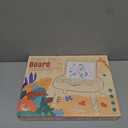 Gift for 1-2 Years Old Girl, Girl Toys with Magnetic Letters and Numbers, Portable Doodle Board Easel, Learning and Educational Toy for 1-2 Years Old Girls (Pink Red)