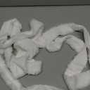 Fur Fabric, About 2" White Fur Trim, Xmas Faux Fur Ribbon for Christmas Tree Decor, Craft, Costume, Wreath (3 Yards)